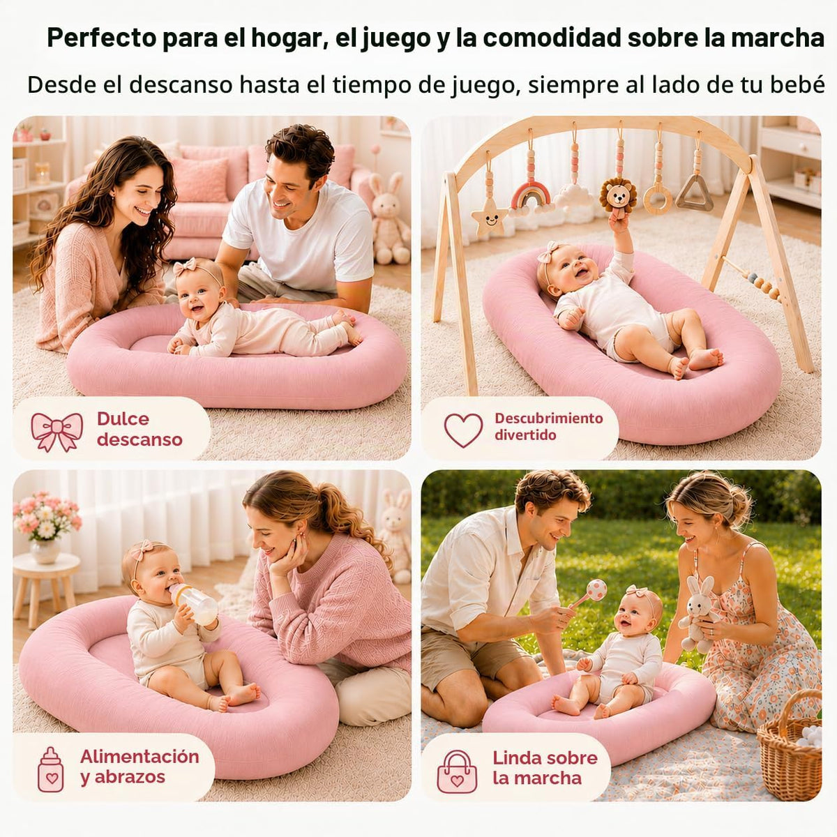 Mapotf Tumbona para recién nacidos de 0 a 24 meses - Baby Essential...