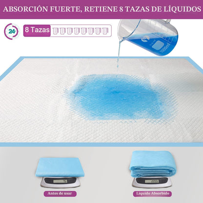 IMMCUTE Almohadillas para orina de perro, extra grandes, de 28 x 34...