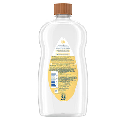 Johnson's Baby Aceite de bebé, Aceite mineral enriquecido con m...