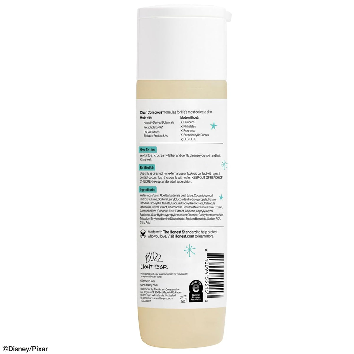 The Honest Company Champú Body Wash, Toy Story de Disney y Pixar, p...