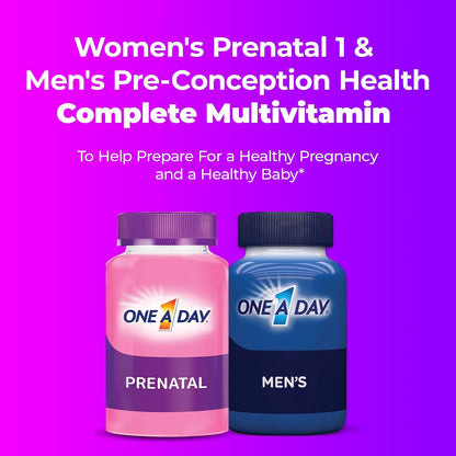 One A Day Multivitamínico Prenatal en Cápsulas Blandas para Hombres...