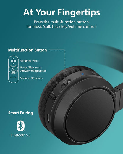 PHILIPS H4205 - Auriculares inalámbricos Bluetooth con refuerzo de...