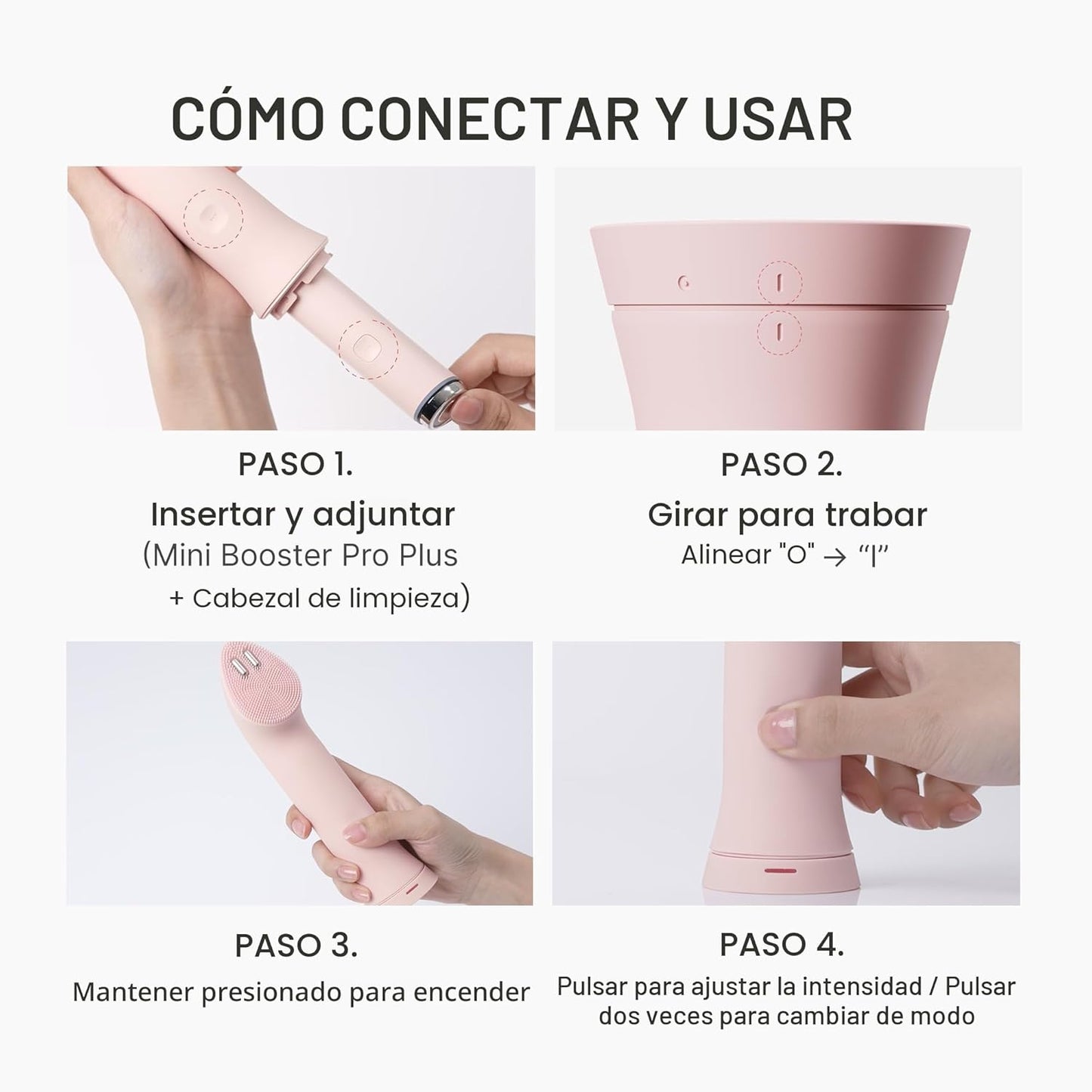 medicube Mini Booster Pro Plus - Juego de dispositivos de limpieza...