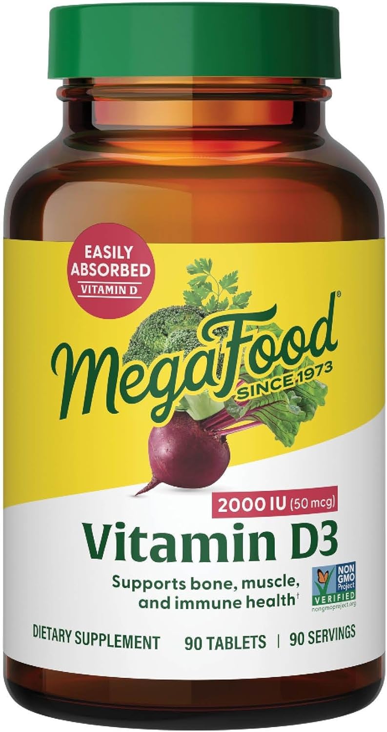 MegaFood Vitamina D3 2000 UI (50 mcg) \u2013 Suplementos de vitamin...