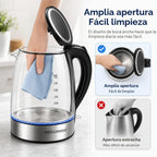 MEGAWISE Hervidor eléctrico CX-817 de 1.8L - Hervidor rápido, apaga...
