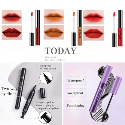 Kit de maquillaje para adolescentes, conjunto para mujeres, kits de maquillaje para festivales, juegos de maquillaje, regalo para adolescentes, niñas, regalo de viaje, juego de maquillaje de sombra de