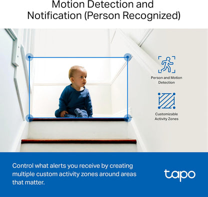 Tapo de TP-Link - Cámara de seguridad interior de 1080P para monito...