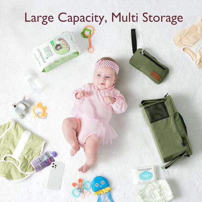 Momcozy: Organizador universal para cochecito con soporte para taza...