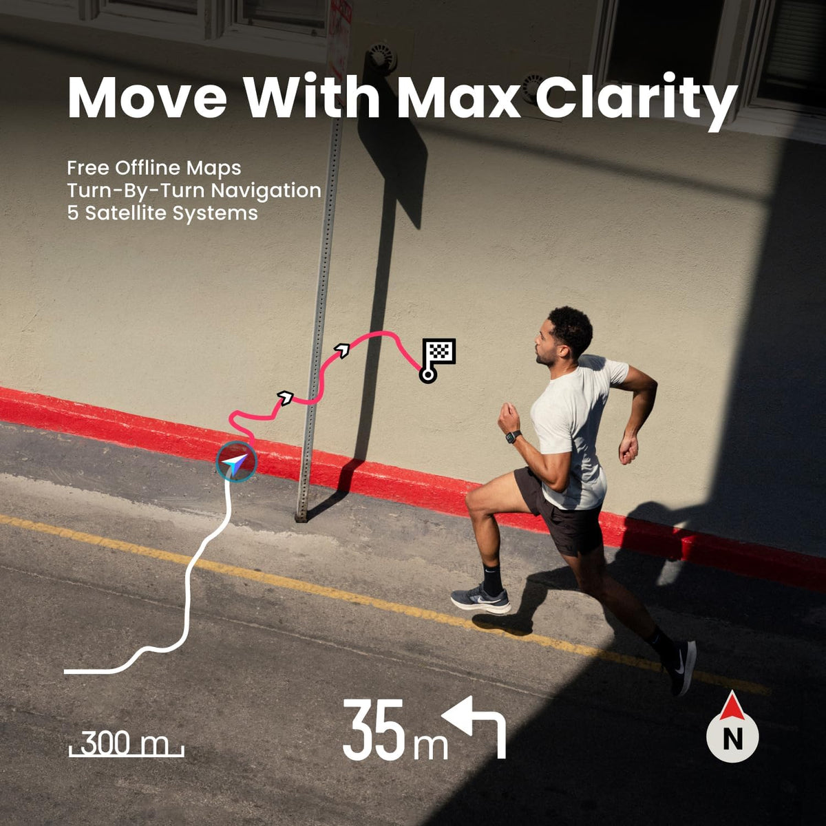 Amazfit Bip Max - Reloj inteligente de 1.969 in, pantalla AMOLED de...