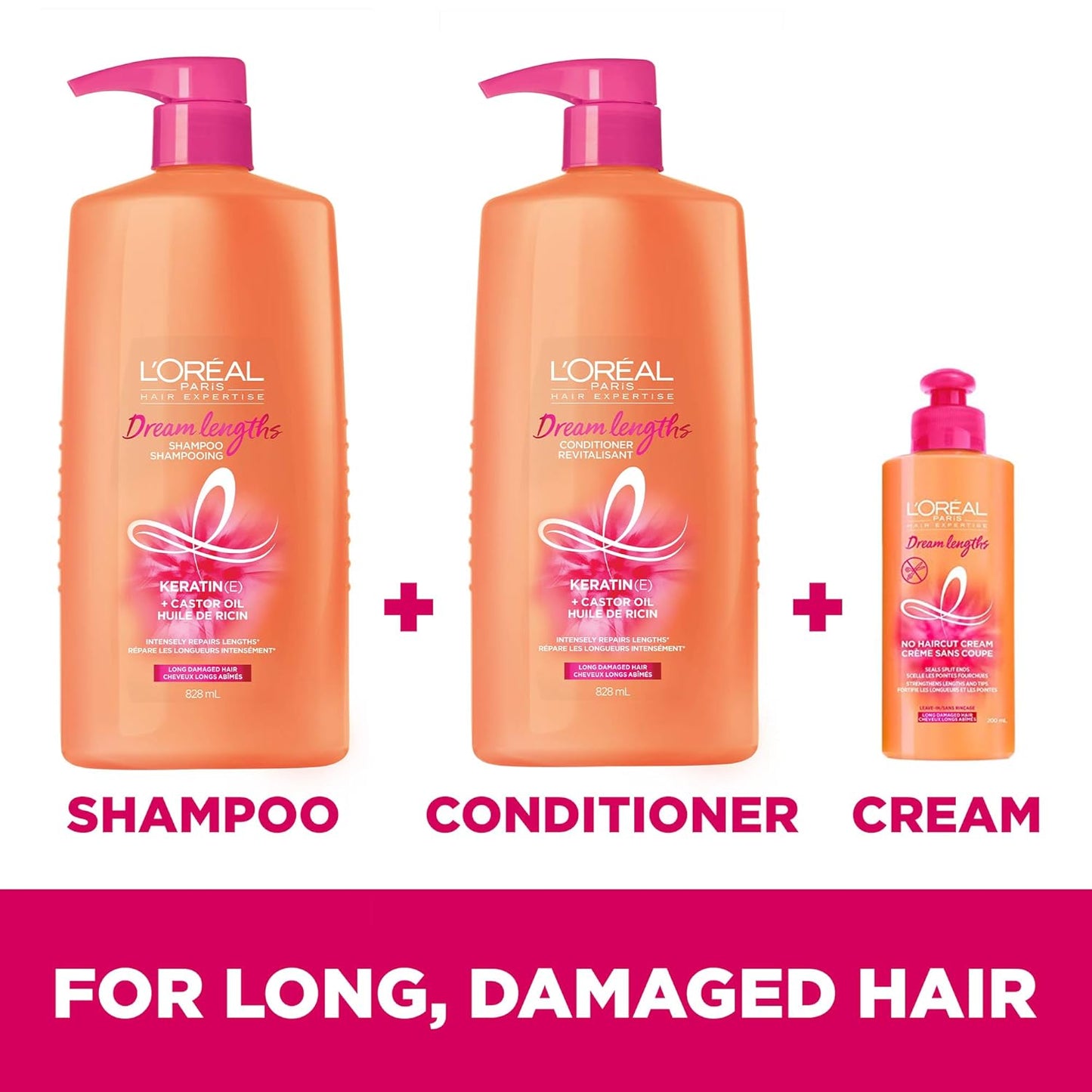 L'Oreal Paris Elvive Dream Lengths Champú Restaurador con Aceit...