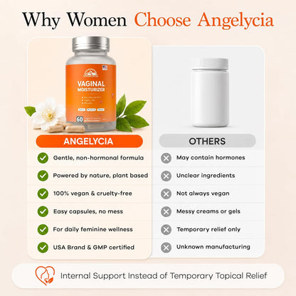 ANGELYCIA Píldoras humectantes vaginales probióticas naturales para...