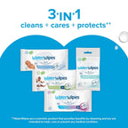 WaterWipes Sensitive+ Toallitas para Recién Nacidos y Bebés, 3 en 1...