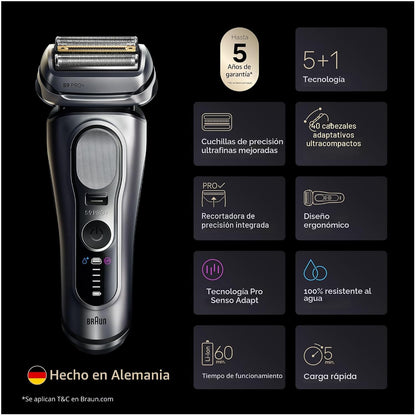 Braun Maquinilla de afeitar eléctrica para hombres Serie 9 PRO+ Máq...