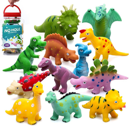 Hely Cancy Juguetes de baño de dinosaurio para niños pequeños, sin...