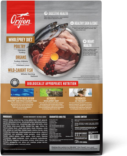 ORIJEN Alimento seco premium para gatos con alto contenido de prote...