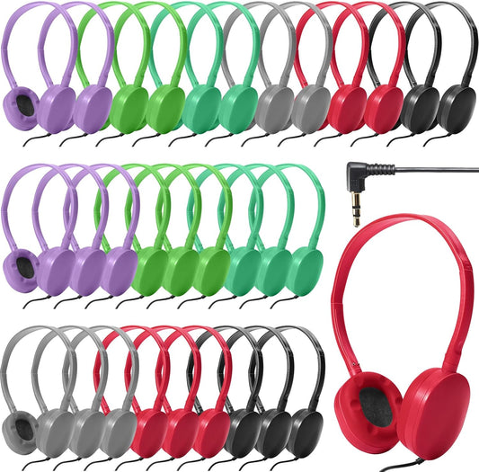Flutesan Paquete de 30 auriculares con cable, auriculares ajustable...