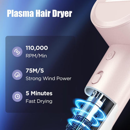 Secador de pelo de alta velocidad, 3.6 mil millones de plasma para...