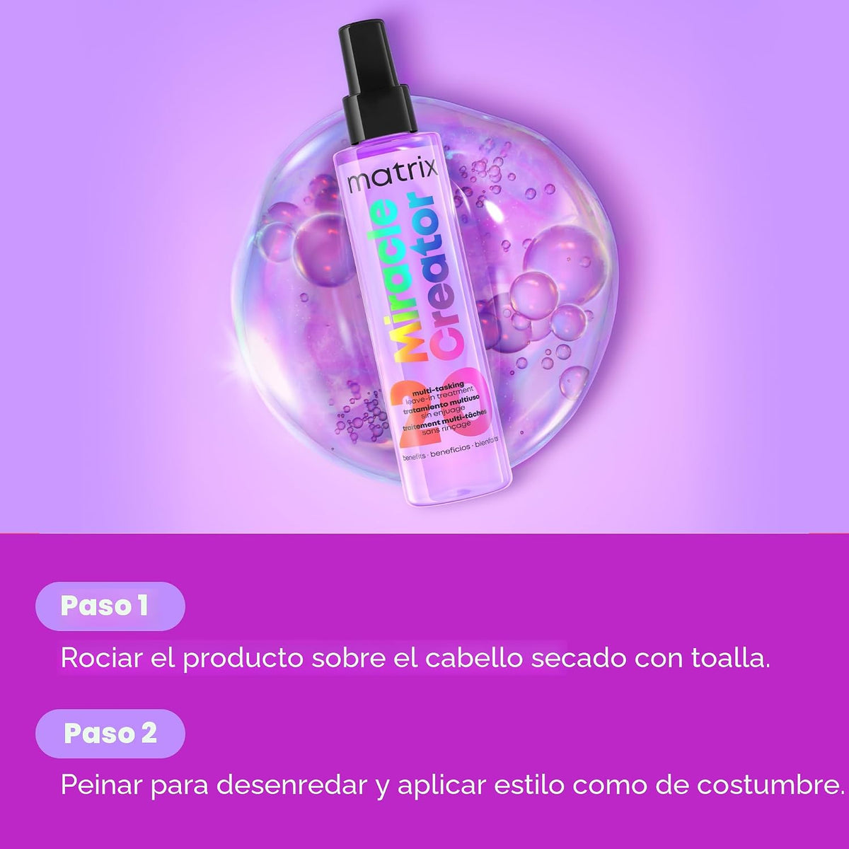 Matrix Miracle Creator Spray Acondicionador Sin Enjuague - Protecto...