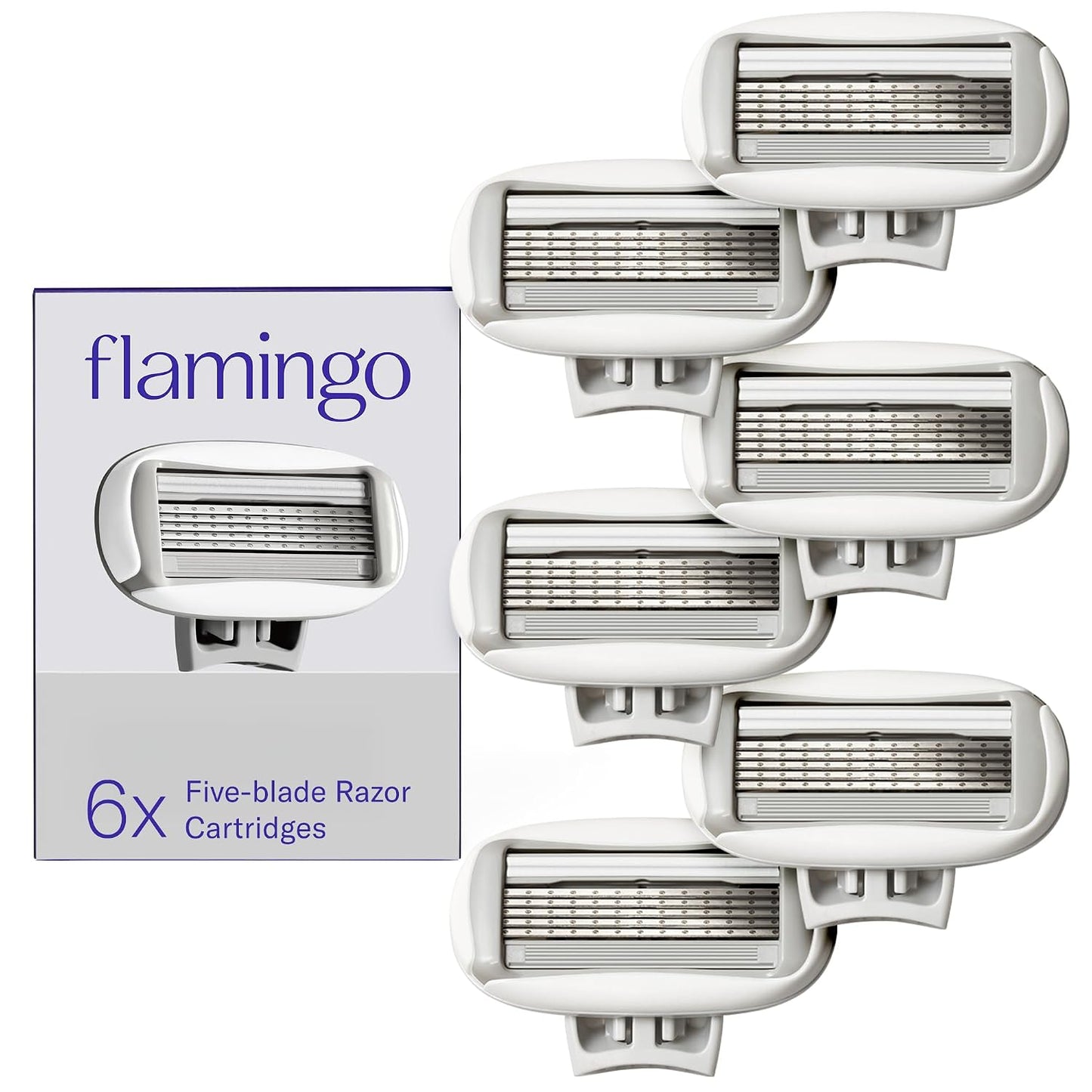 Flamingo Cartuchos de repuesto originales para mujer, 6 unidades, m...
