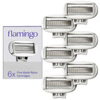 Flamingo Cartuchos de repuesto originales para mujer, 6 unidades (p...