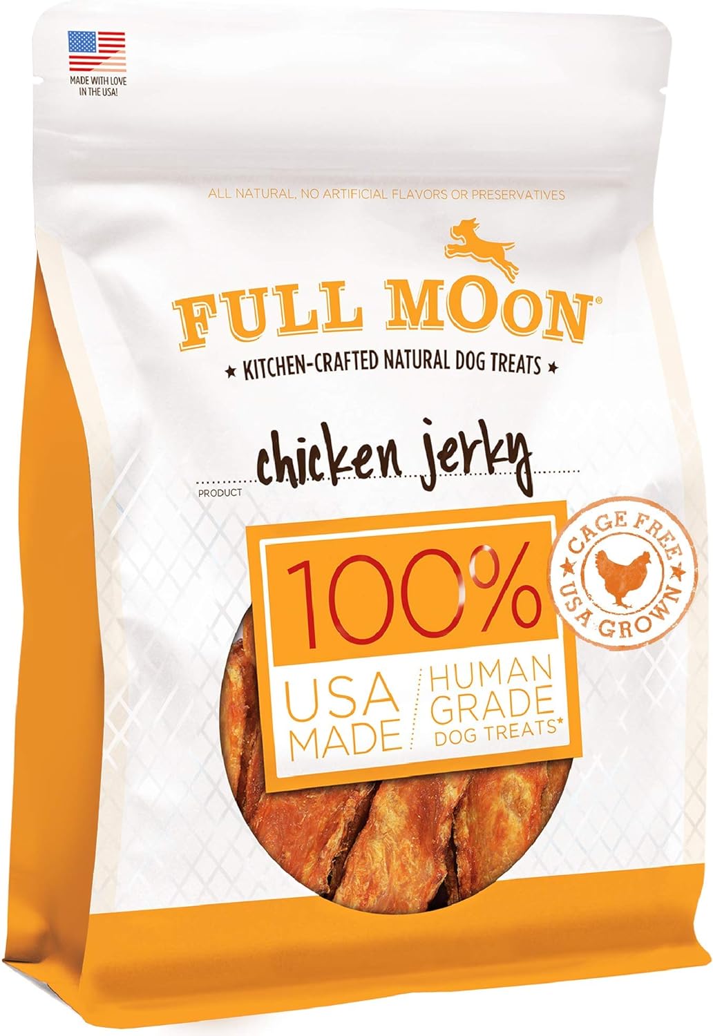 Full Moon - Cecina de pollo para perros saludable, natural y de gra...