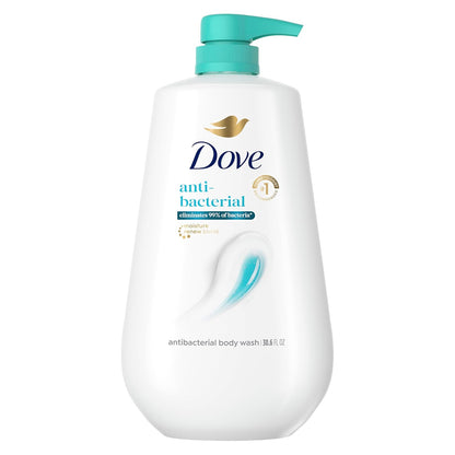 Dove Gel de baño con bomba antibacteriano para todo tipo de piel protege de la sequedad 30.6 oz