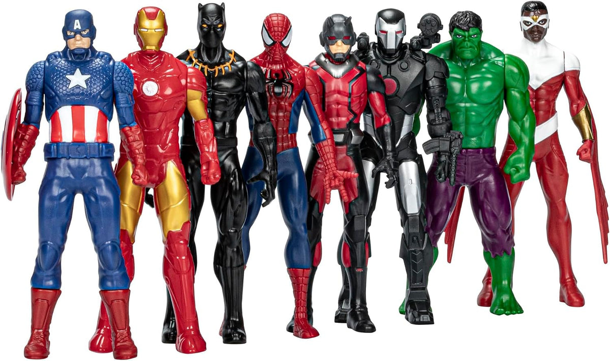 Marvel Avengers Ultimate Protectors Pack, 6 pulgadas a escala, 8 fi...