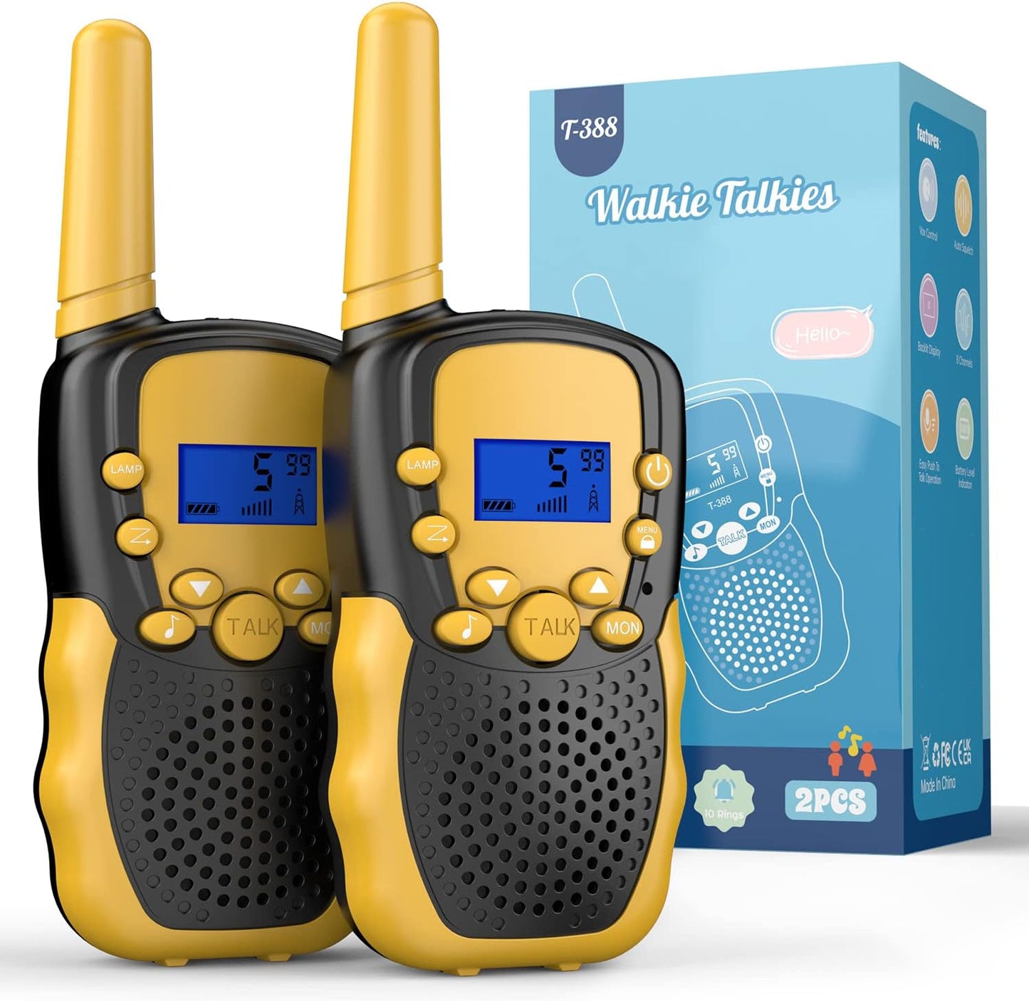 Selieve - Juguetes para niños de 4 a 14 años, walkie talkies para n...