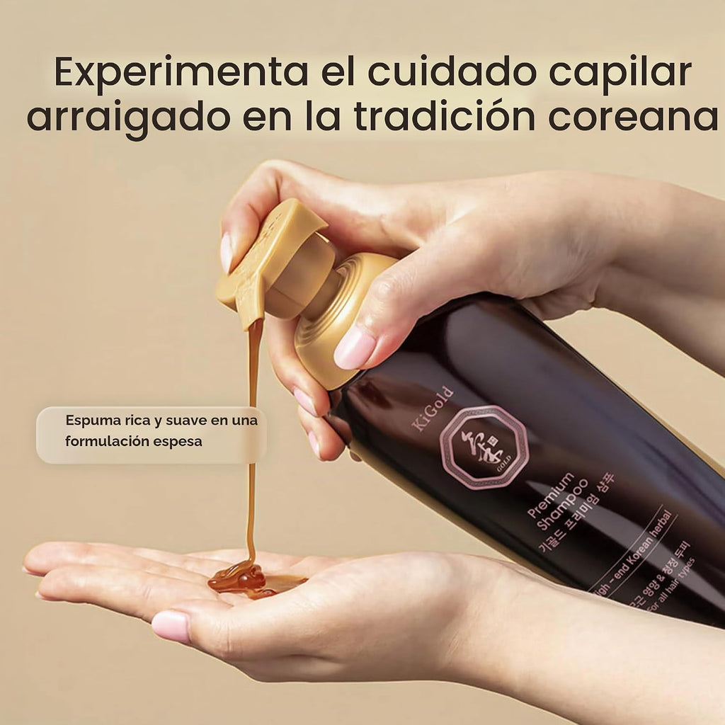 Champú de calidad prémium Doori Daeng Gi Meo Ri Ki para la caída de...