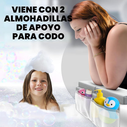 Benicci Cómoda almohadilla de baño para rodillas y codos para bebés...