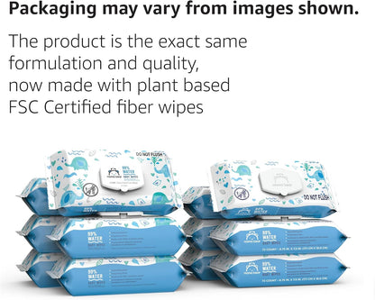 Marca Amazon \u2013 Toallitas Mama Bear 99% de agua para bebé, hipo...