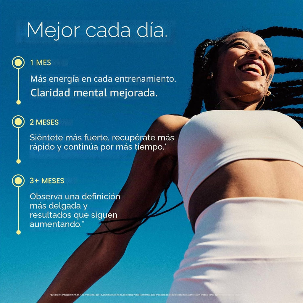 Beam Creatina en polvo, probada por terceros, suplemento de monohid...