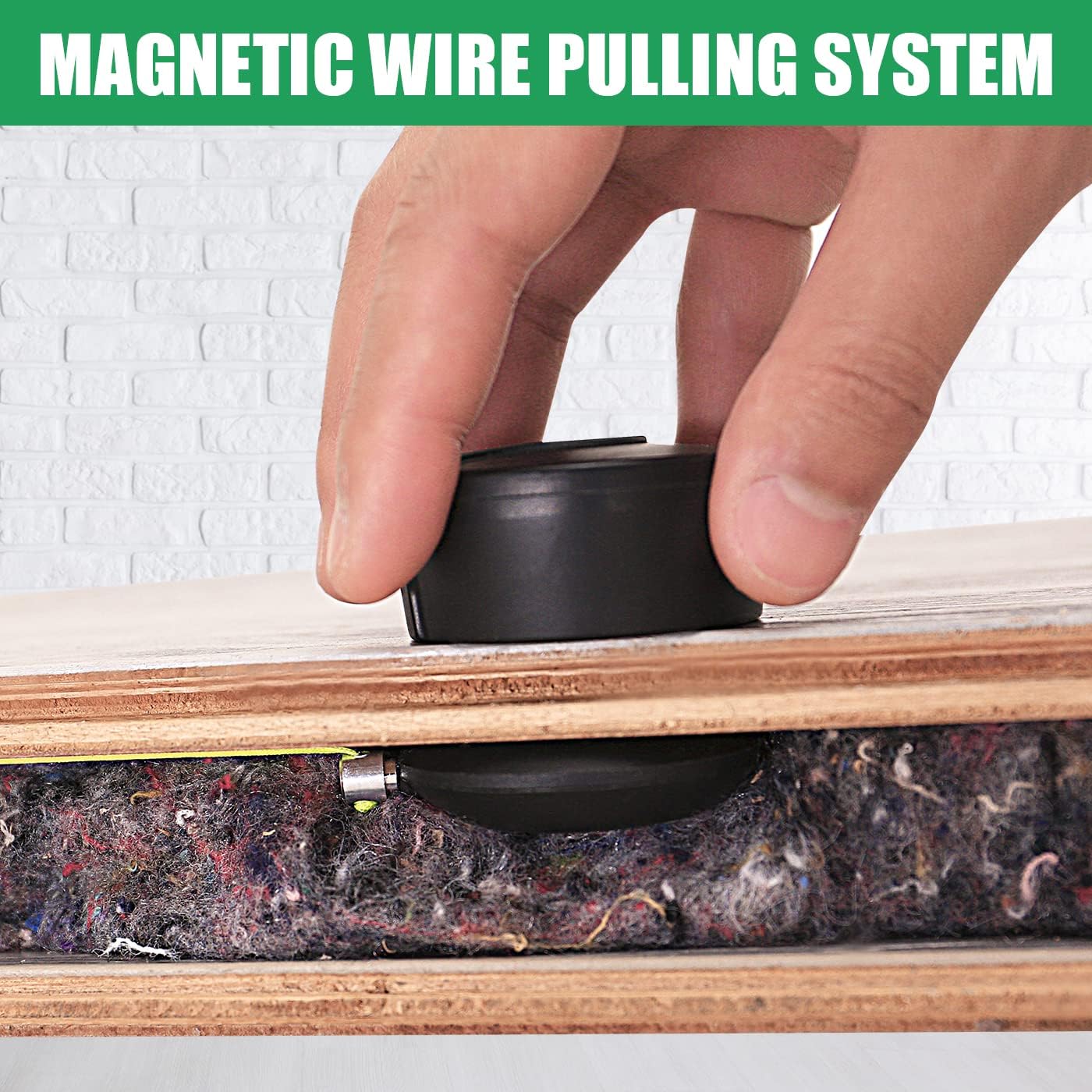 Zezzo Tirador de cable magnético Wiremag, herramienta de extracción...