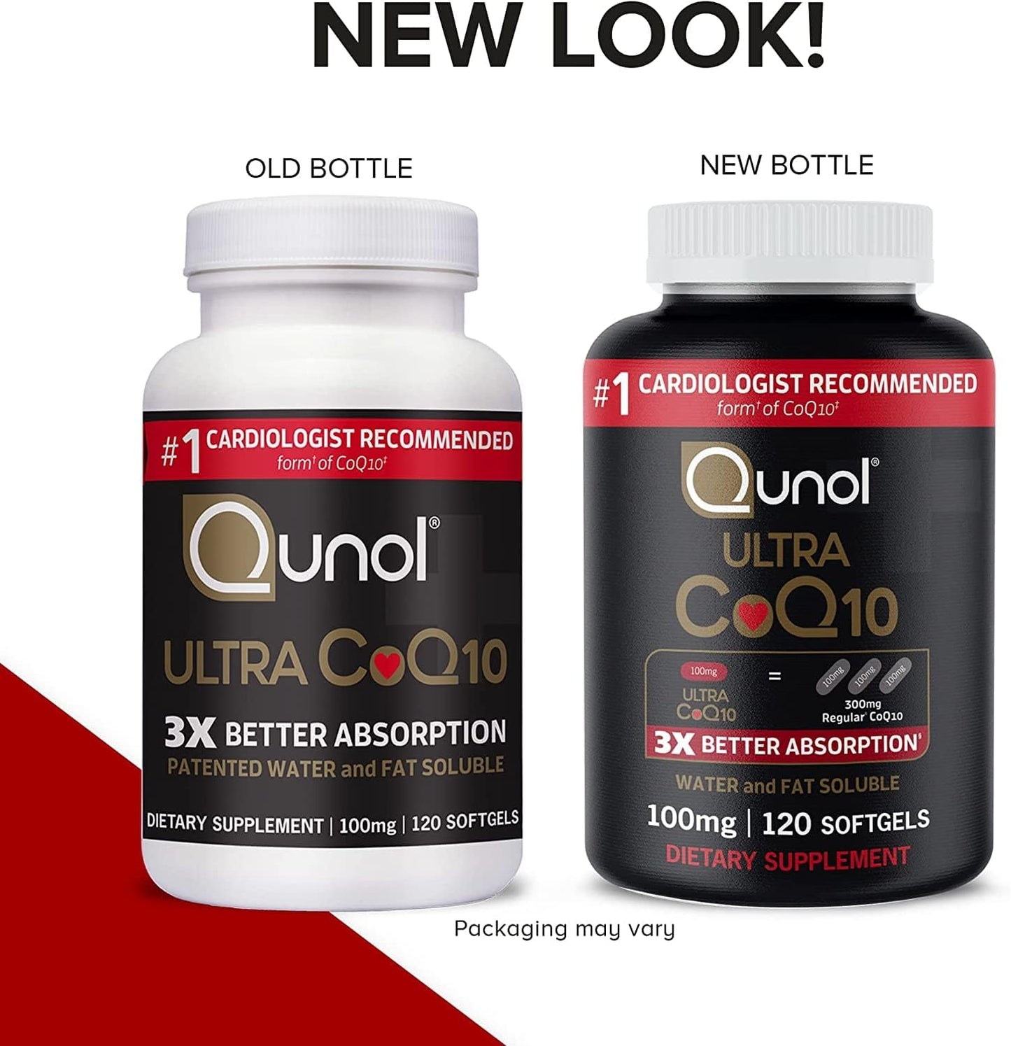 Qunol CoQ10 - Cápsulas blandas de 100 mg, Qunol Ultra CoQ10 100 mg,...