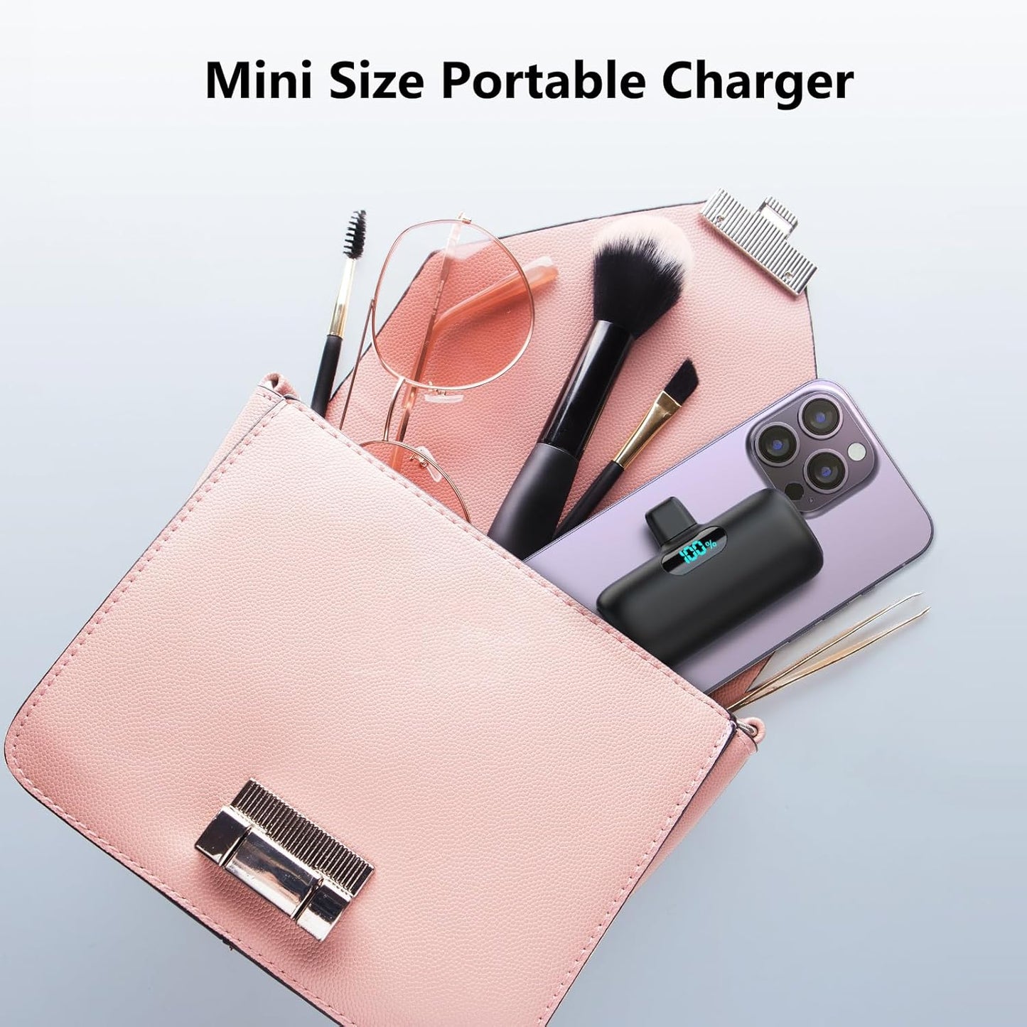 [Paquete de 2] Cargador Portátil Pequeño para iPhone 17\/16\/15 Ser...
