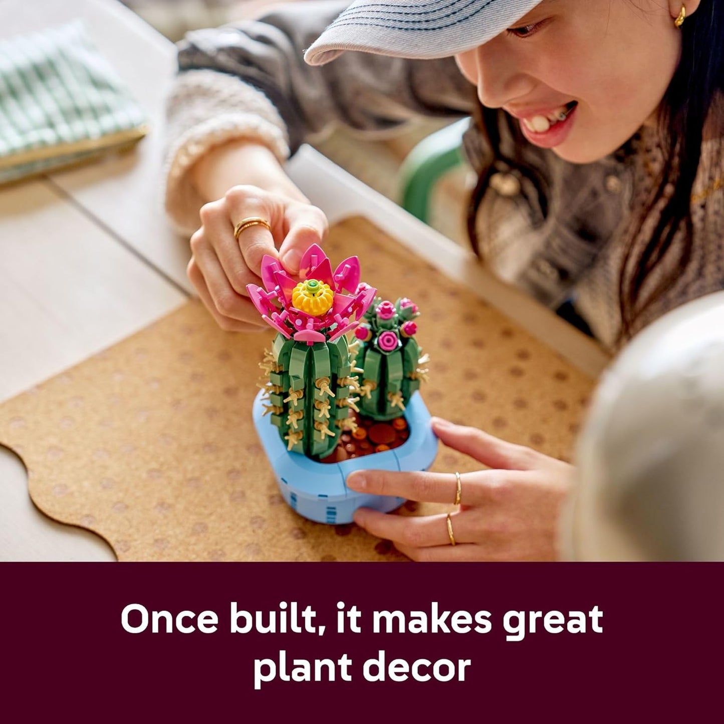 LEGO Botanicals - Juguete de construcción de cactus con