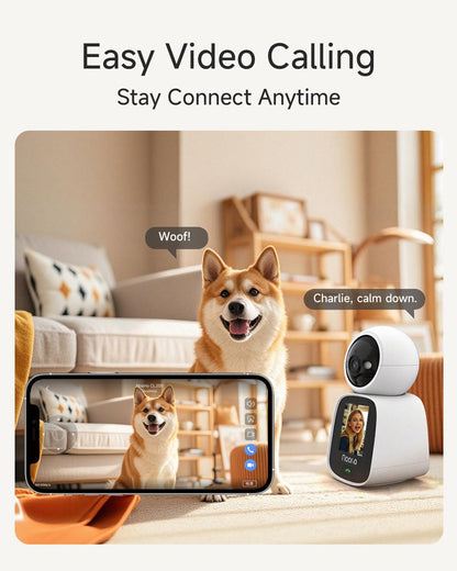 Noorio 5G Cámara de videollamada bidireccional, cámara para mascota...
