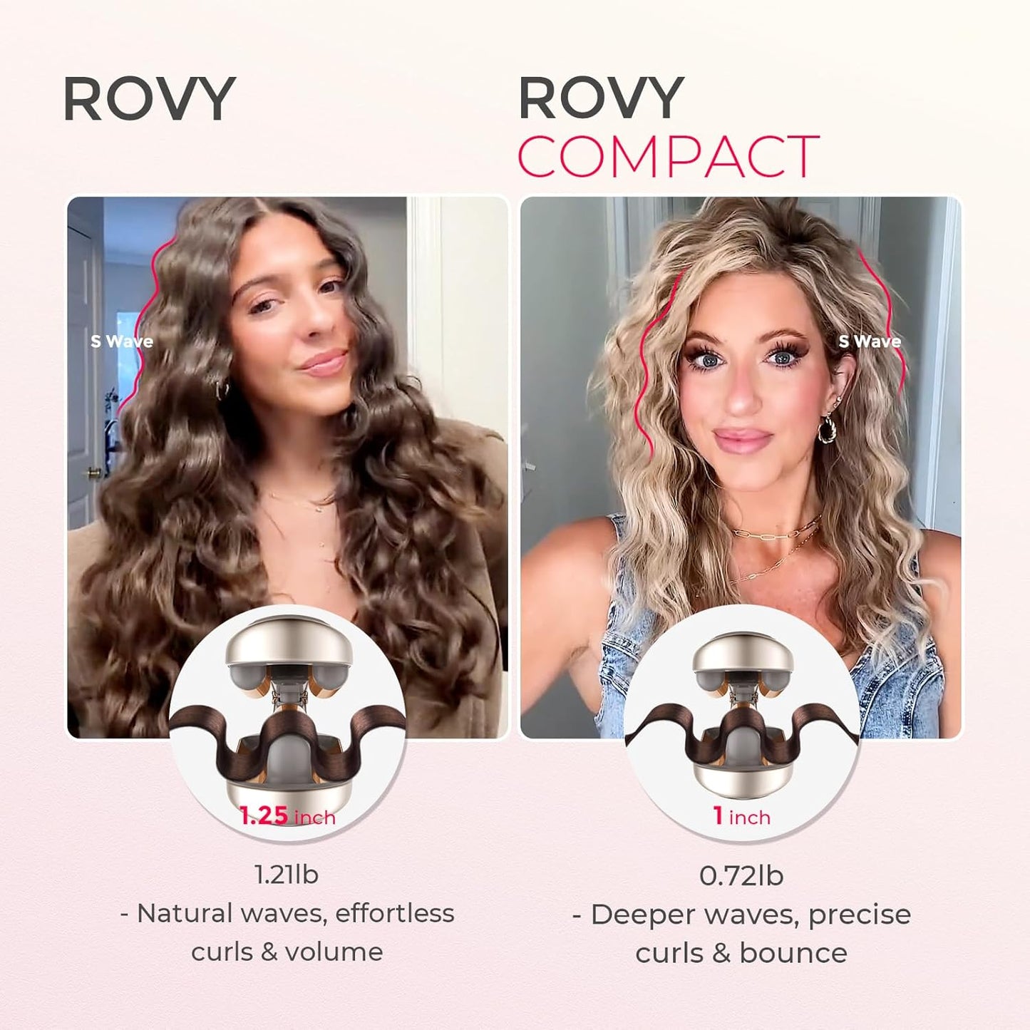Rizador de Cabello Ondulador TYMO ROVY - Varita Rizador de Ondas de...