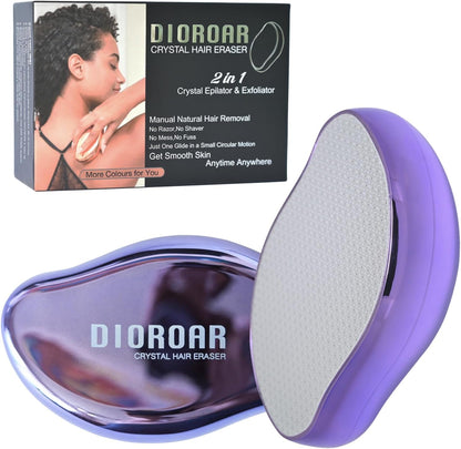 DIOROAR Borrador de pelo de cristal, removedor de pelo de cristal,...