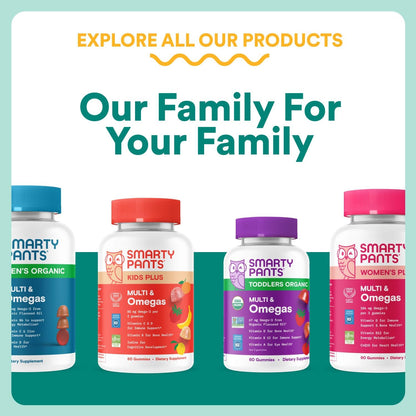 SmartyPants Cápsulas multivitamínicas prenatales para mujer, vitami...