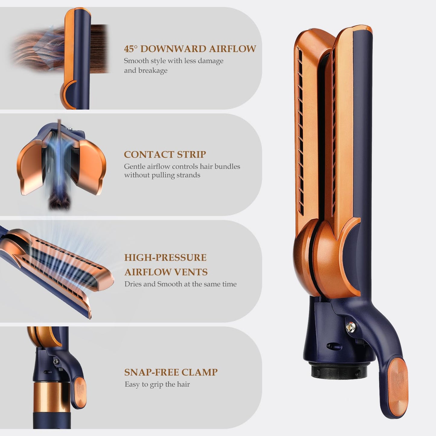 SAZIKA Dyson Airwrap Styler, accesorio de boquillas para un peinado...