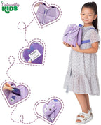 Naturally KIDS Mini mochila Triceratops de dinosaurio morado, regal...