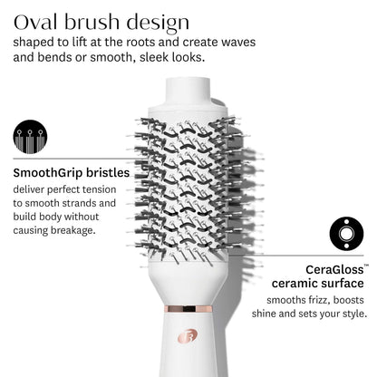 T3 AireBrush One Step Smoothing and Volumizing Hair Blow Dryer Brus...