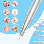 MOCOWIND Taladro de uñas portátil profesional 35000 RPM, lima eléct...