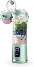 Ninja Blast Batidora portátil, inalámbrica, recipiente de 18 onzas,...