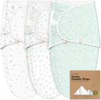 Paquete de 3 sacos de dormir orgánicos para bebé - Mantas envolvent...