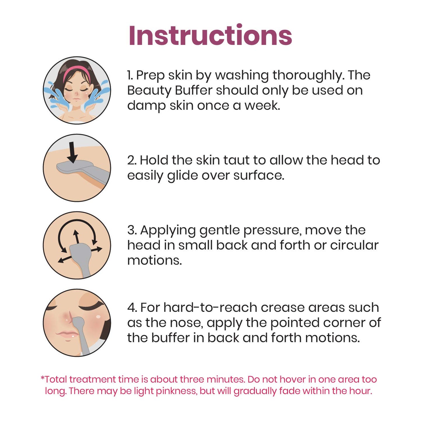 Lindo Beauty Buffer - Herramienta de microdermoabrasión, infusión d...