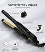 Terviiix Plancha plana de 1\/2 pulgada para cabello corto, alisador...