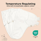 KeaBabies Paquete de 3 pañales orgánicos para recién nacidos, 0.5 T...