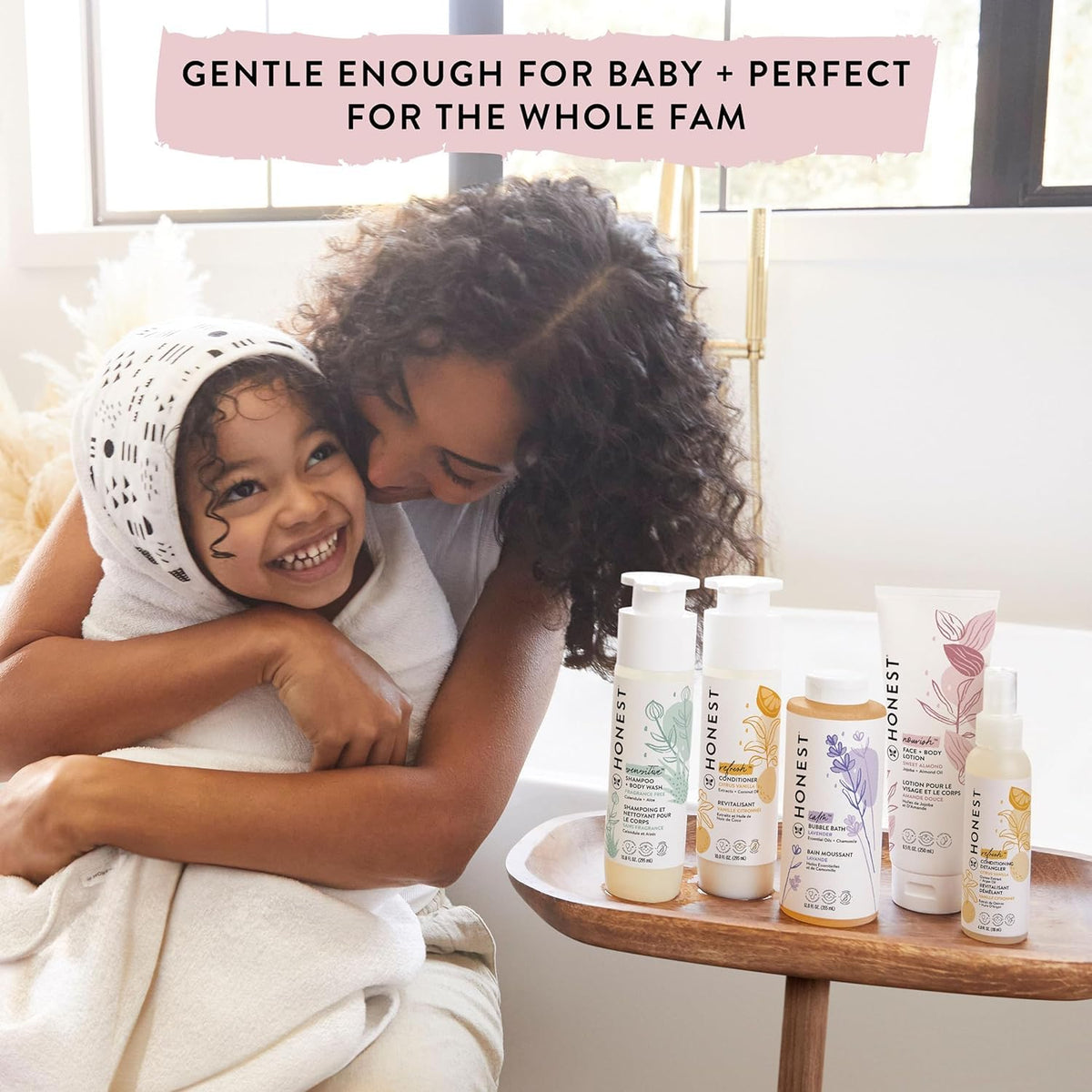 The Honest Company Champú, gel de baño, acondicionador, lavanda cal...
